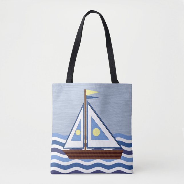 Sailboat Tote Bag (Front)