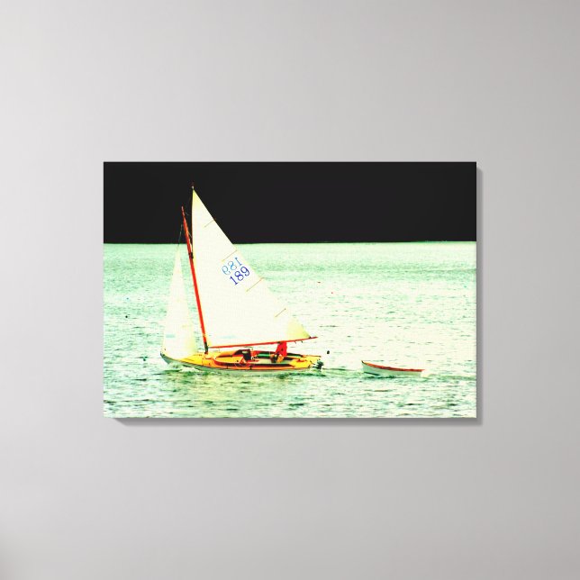sailboat with dinghy wrapped canvas (Front)