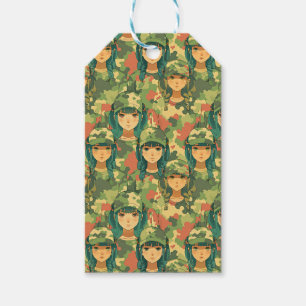 Sailboat with scarlet sails watercolor pattern  gift tags