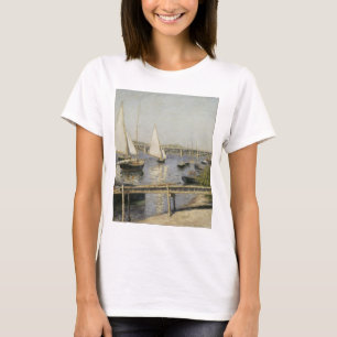 Sailboats at Argenteuil by Gustave Caillebotte T-Shirt