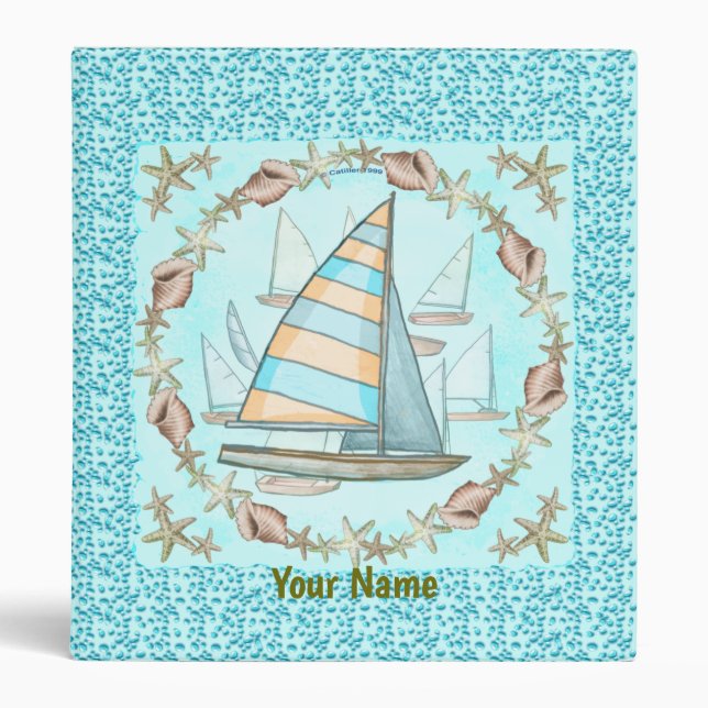 Sailboats  binder (Front)