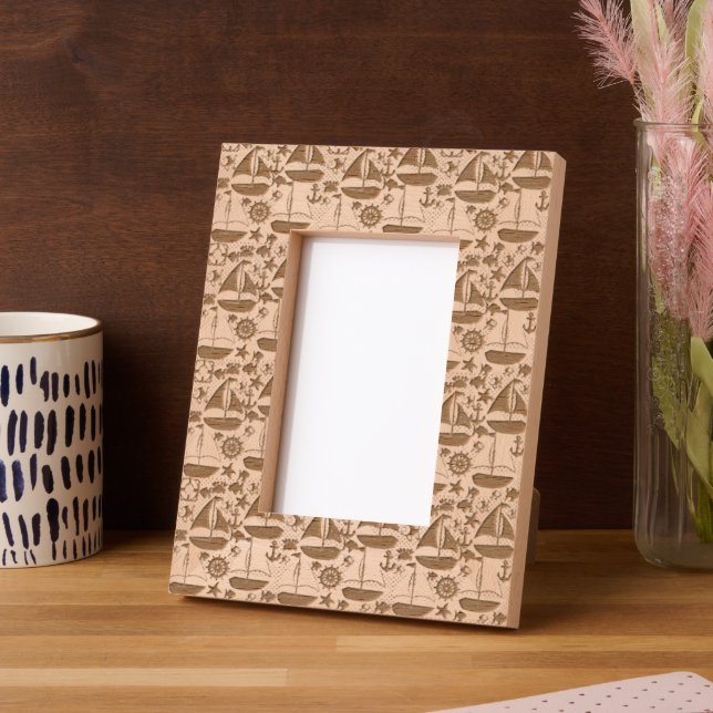 Sailboats Etched Frames (Left)