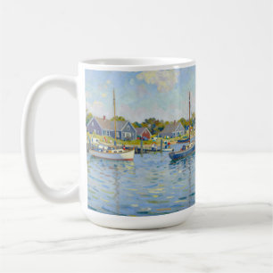 Sailboats Impressionism New England Coffee Mug