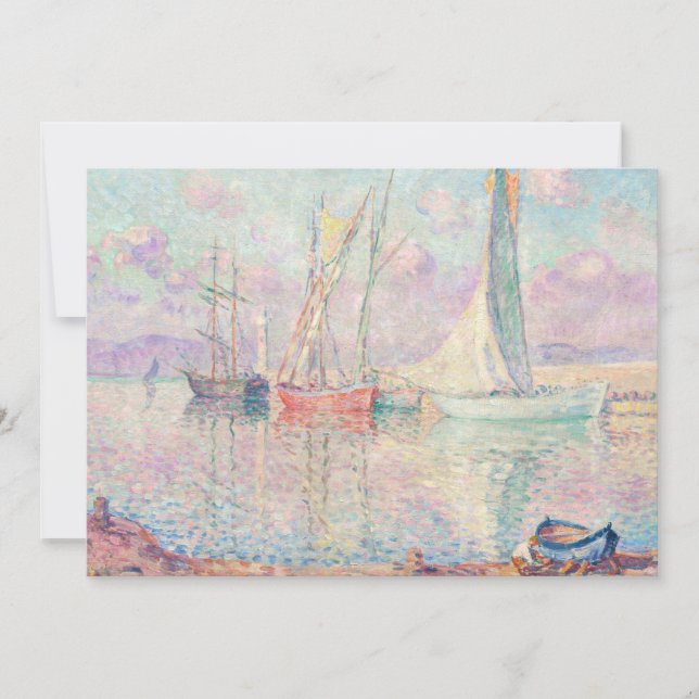 Sailboats in Port of Saint-Tropez | Henri Lebasque (Front)