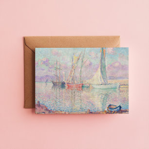 Sailboats in Port of Saint-Tropez   Henri Lebasque Card