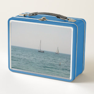Sailboats Metal Lunch Box