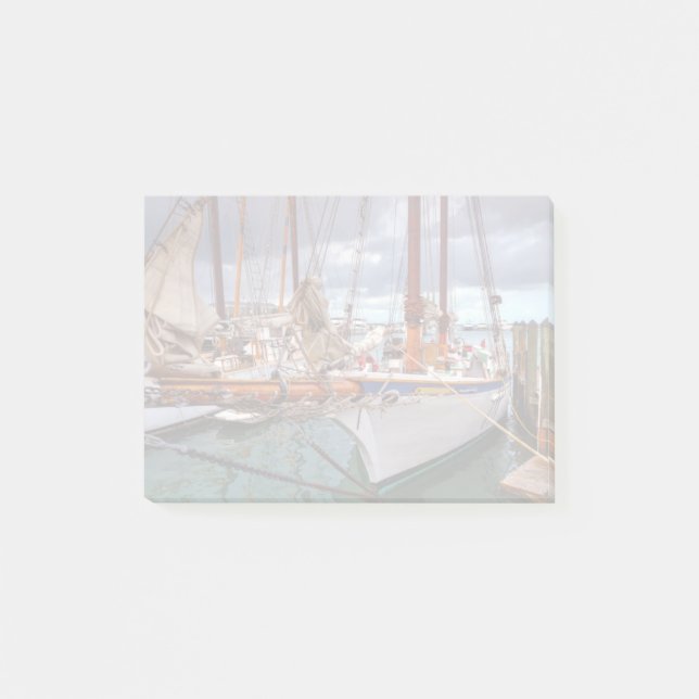 Sailboats Morred At Key West Post-it Notes (Front)