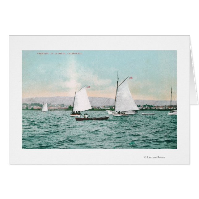 Sailboats off Alameda BeachAlameda, CA (Front Horizontal)