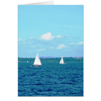 "Sailboats on Lake Champlain"
