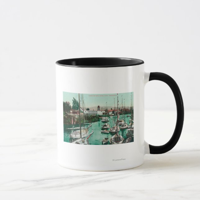 Sailboats on Napa River SceneNapa, CA Mug (Right)