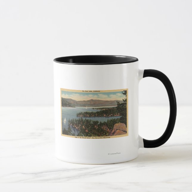 Sailboats on the Lake Mug (Right)
