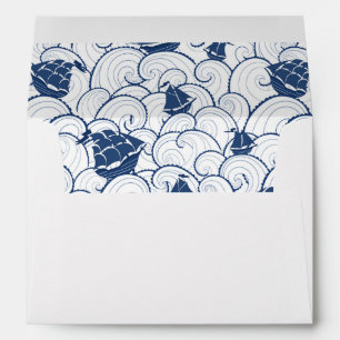 Sailboats On The Sea Pattern Envelopes