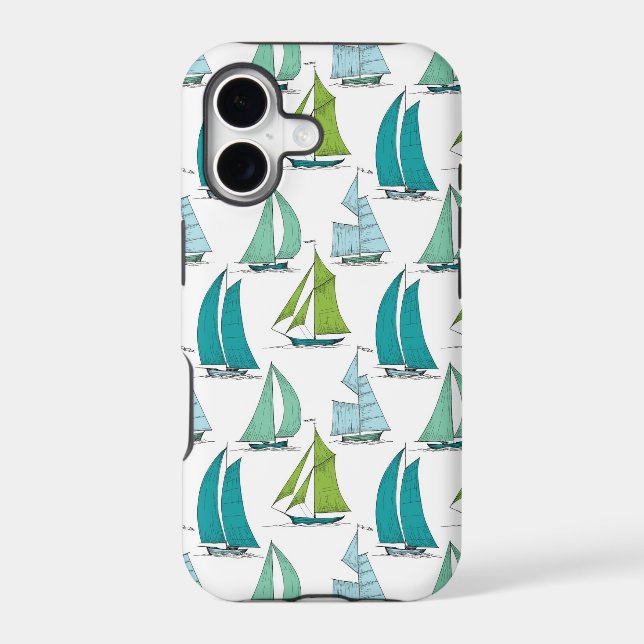 Sailboats On The Water Pattern (Back)