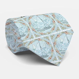 Sailboats Ultimate Dad tie