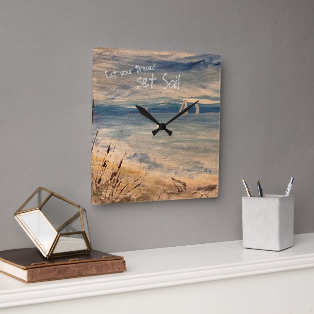 Sailboats Wall Clock (Office)
