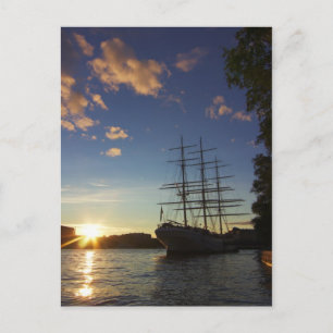 Sailer in Stockholm Postcard