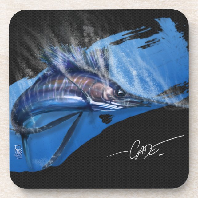 Sailfish attack Coasters (Front)