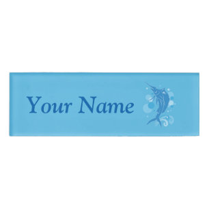 Sailfish Name Tag