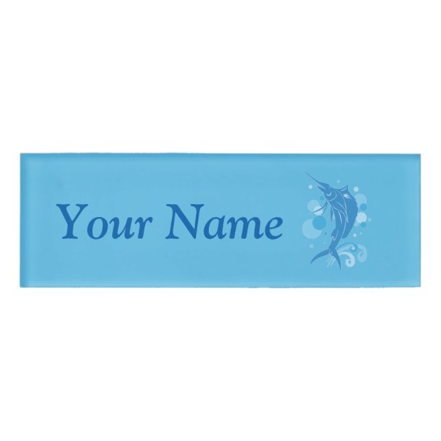 Sailfish Name Tag (Front)