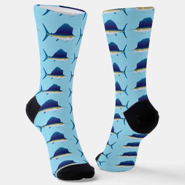Sailfish Thunder_Cove  Socks (Angled)