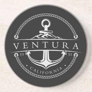 Sailing Anchor Ventura California 1951 Coaster