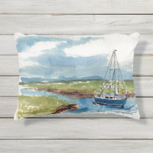 Sailing Away Accent Pillow