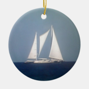 SAILING AWAY CHRISTMAS ORNAMENT