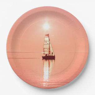 Sailing Away paper plates
