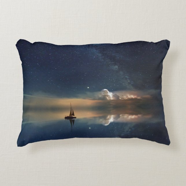 Sailing Away to the Clouds  Accent Pillow (Front)