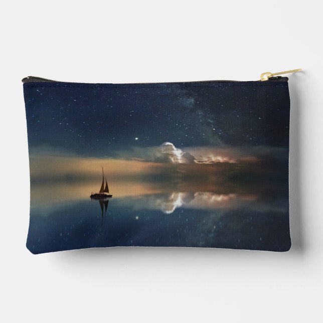 Sailing Away to the Clouds  Accessory Pouch (Back)