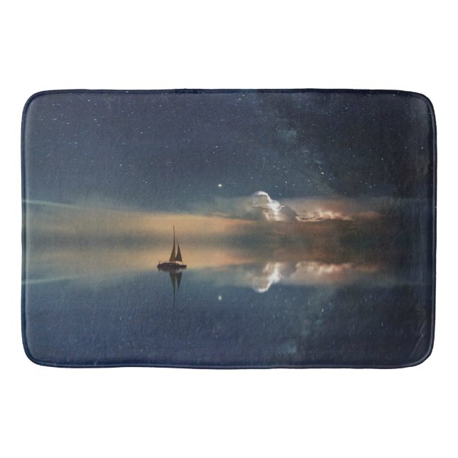 Sailing Away to the Clouds  Bath Mat (Front)