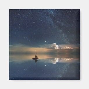 Sailing Away to the Clouds Magnet