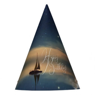 Sailing Away to the Clouds Party Hat