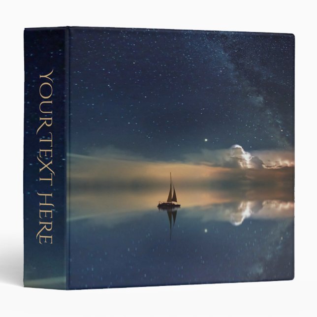 Sailing Away to the Clouds Personal  Binder (Front/Spine)
