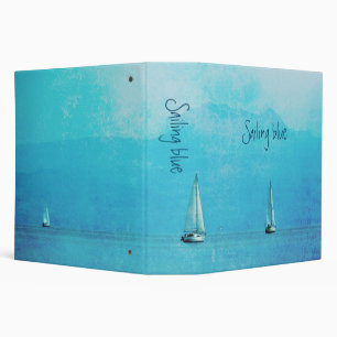 sailing blue binder