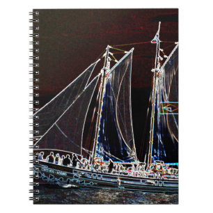 Sailing Boat- Abstract Photograph Notebook
