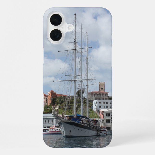 Sailing Boat at Grenada iPhone Case (Back)