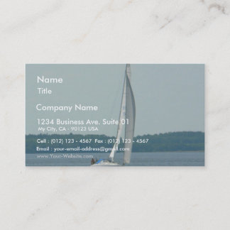 Sailing Boat Business Card