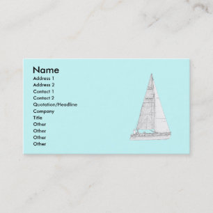 Sailing Boat Business Card