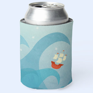 Sailing Boat Can Cooler