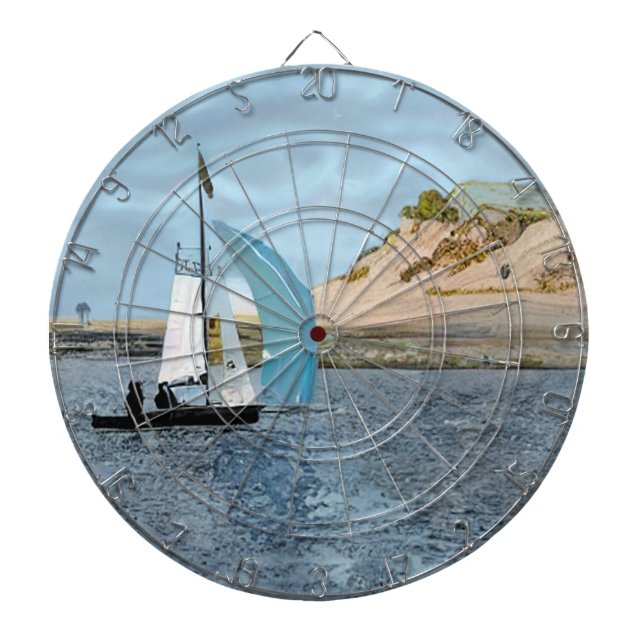 SAILING BOAT DARTBOARD (Front)
