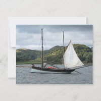 Sailing Boat in Loch Crinan, Scotland