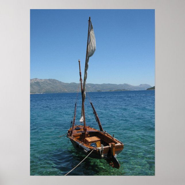 Sailing Boat Poster (Front)