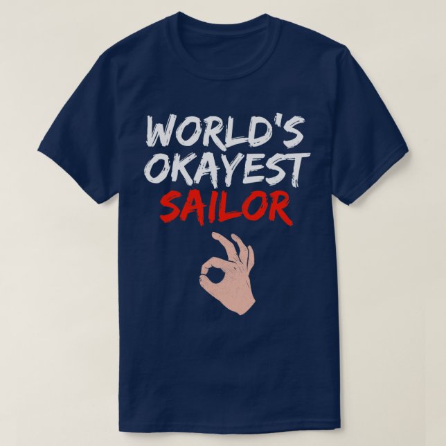 Sailing Boat Sailor Gift  T-Shirt (Design Front)