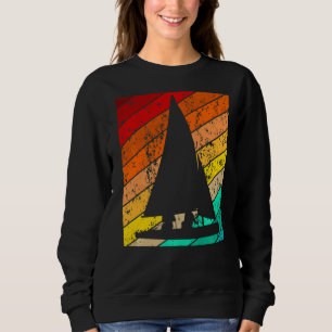 Sailing Boat Vintage Retro Sweatshirt