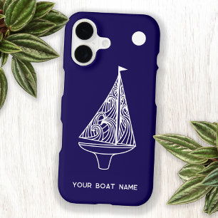 Sailing Boat Yacht Personalized Boat Name