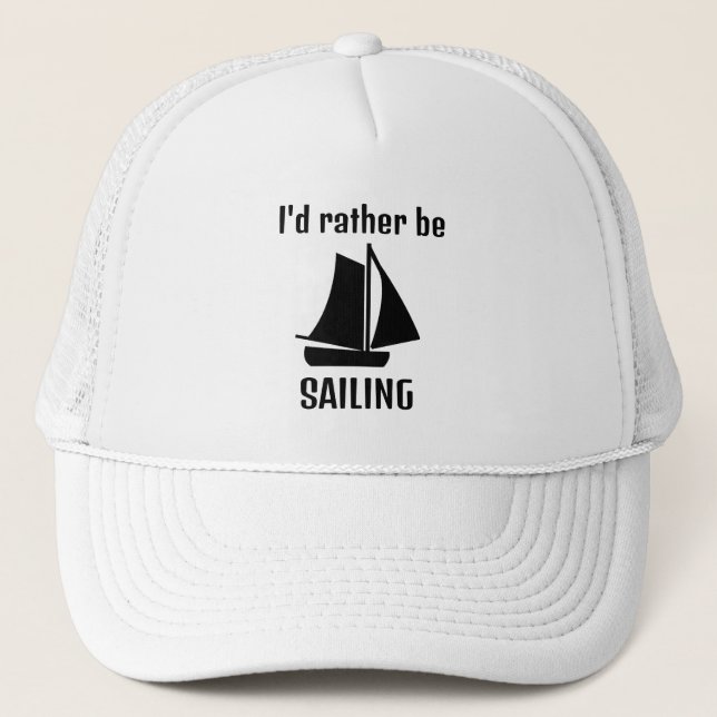 Sailing Boating Design Hat (Front)