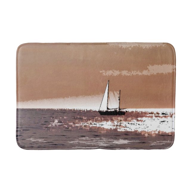 SAILING BOATS BATH MAT (Front)