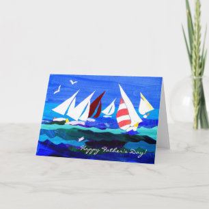 Sailing Boats Father's Day Card