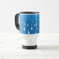 Sailing Boats in deep blue Sea - Regatta Sailboats